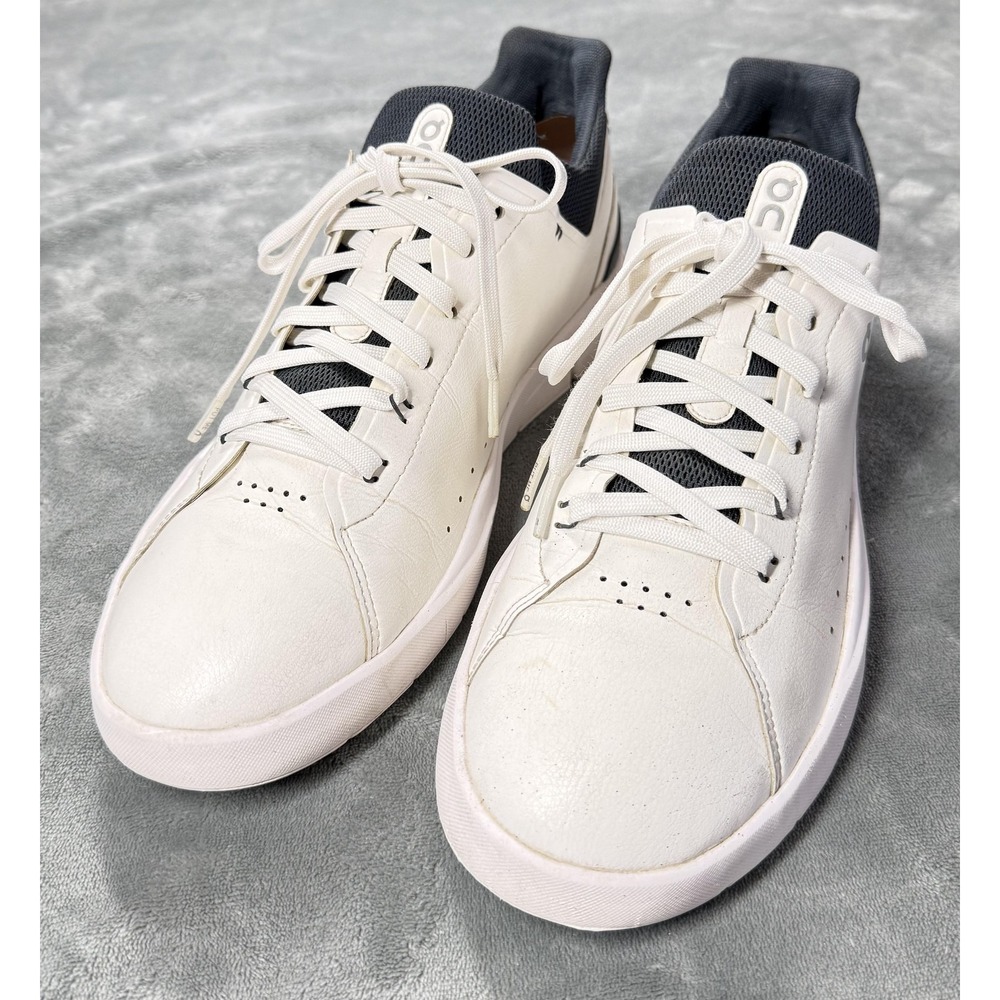 On The Roger Shoes Mens Size 12 White Cloudtec Low Top Tennis Sneakers Athletic